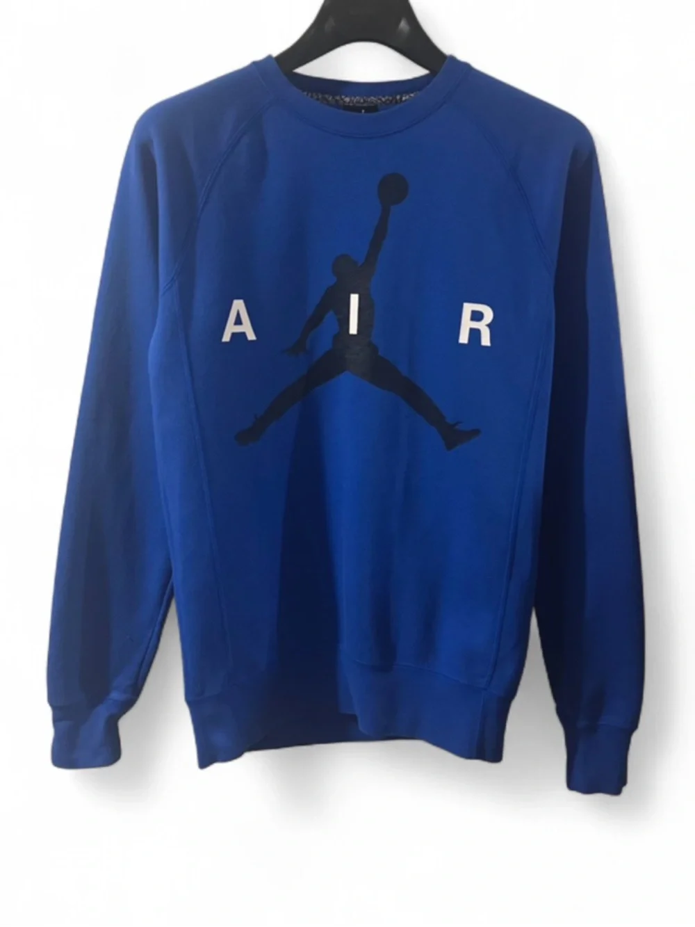 Air Jordan Royal Blue Crewneck Logo Graphic Sweatshirt Size Men’s Small